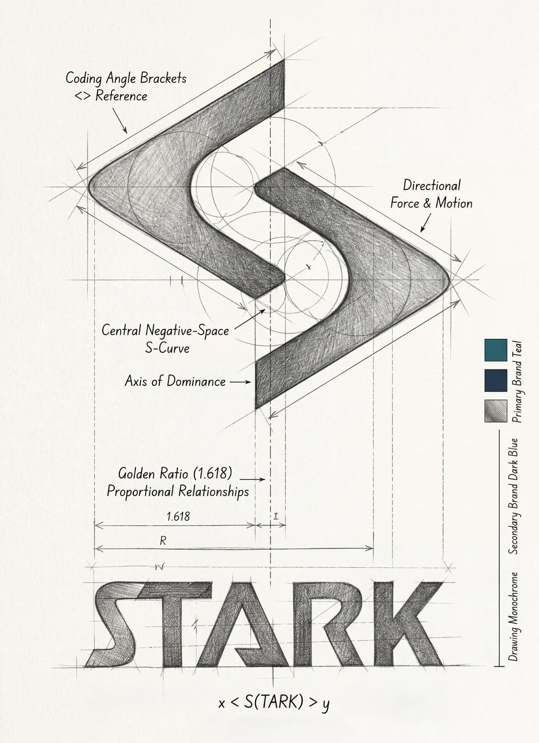 Annotated STARK design drawing